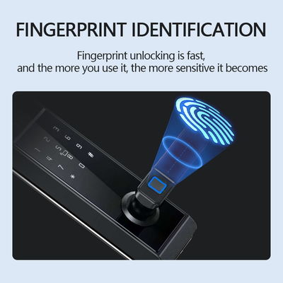 Qleung S810Max Digital Lock with Card Key Code Password APP Face Fingerprint Palm Recognition for Home Apartment