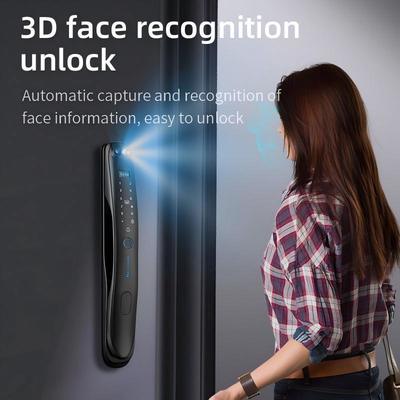 21 Languages Smart Door Lock with 40-120mm Door Thickness and 2 Years Warranty Biometric Door Lock