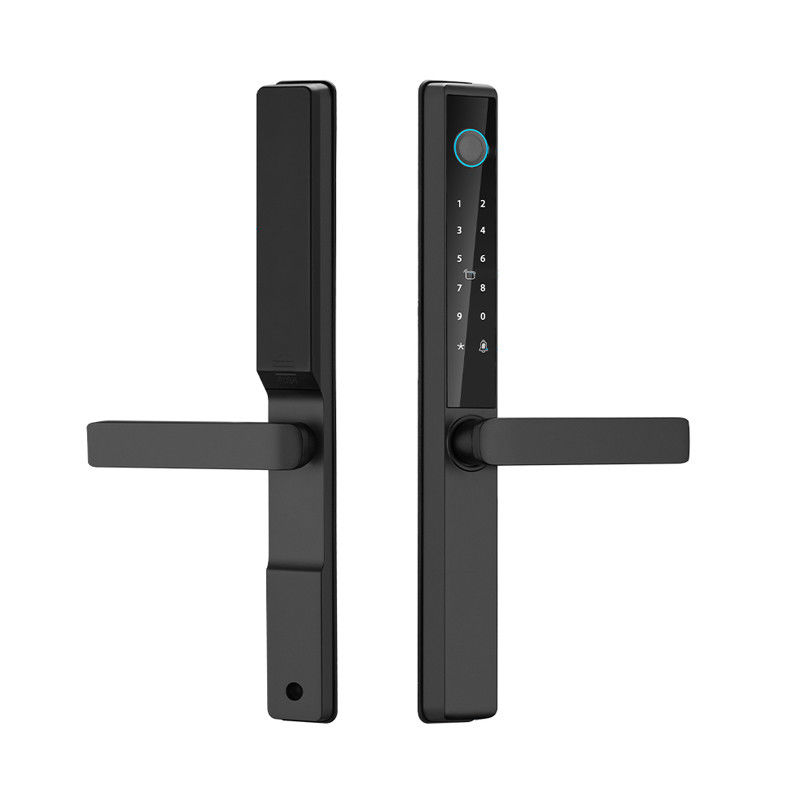Outdoor Waterproof  TTlock Tuya Wifi Smart Lock Card Finger Print Password Sliding Aluminum Door Lock