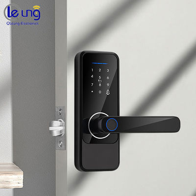 قفل درب دیجیتال آلومینیوم آلیا Tuya Ttlock کلید های وای فای Cerraduras Inteligentes