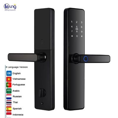 قفل درب خانه هوشمند زنک آلیاژ S819 اثر انگشت قفل درب 8 زبان قفل درب تویا Wifi TTlock