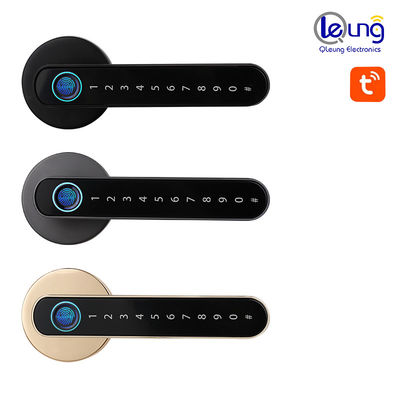 S604L قفل های اثر انگشت درب هوشمند Tuya ضخامت 35mm-55mm