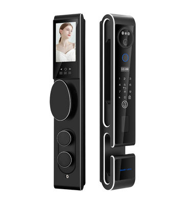 S666 Tuya Smart Wifi در قفل 3D صورت ویدیو اینترکام کارت اثر انگشت خودکار کلید دسترسی برای هتل ویلا آپارتمان