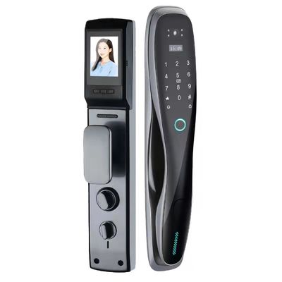 Qleung S928MAX کاملاً اتوماتيك Usmart Go Wifi کنترل از راه دور قفل درب رمز عبور اثر انگشت بيومتريک قفل درب هوشمند