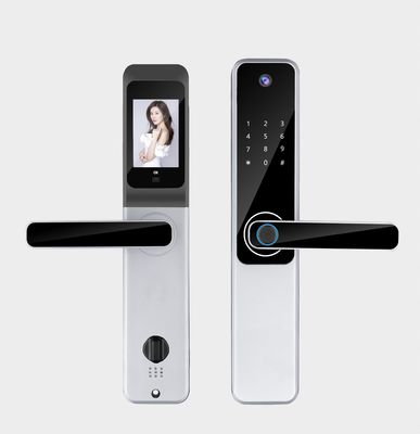 قفل دوربین اپلیکیشن وای فای Qleung Tuya با تشخیص بیومتریک اثر انگشت، رمز، کارت IC، کلید S802Pro خانه